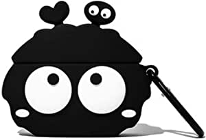 Airpods 3rd Generation Black Big Eyes Briquettes Protective Silicone Shockproof Case Cover For Airpods 3