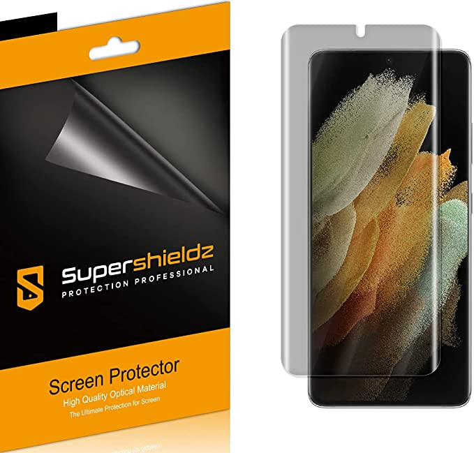 (2 Pack) Supershieldz (Privacy) Anti Spy Screen Protector Shield Designed for Samsung Galaxy S21 Ultra 5G