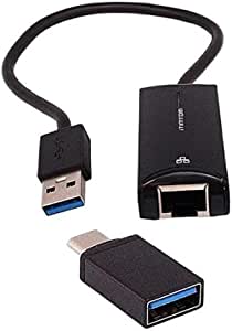 Ie Top AD-LAN-01/2158 Hub 2X1 USB 3.0 & Type-C3.1 OTG To Ethernet Lan