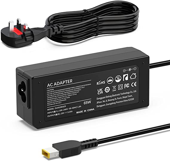 65W/45W AC Adapter Laptop Charger for Lenovo Ideapad Flex 2 Flex 3 Yoga 11 11S; ThinkPad T430 T440 T450 T460 T560 E431 E440 E531 E540 Notebook Power Supply Cord Plug