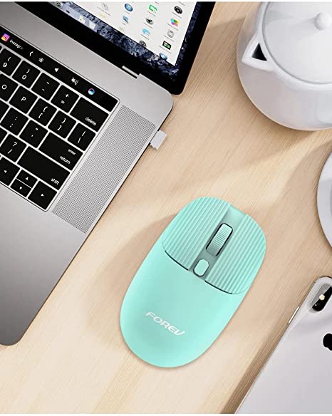 FV-198 2.4GHZ HighEnd Wireless Mouse With USB Nano Receiver Charming design | Green
