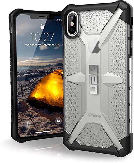 URBANX Armor Gear UAG Compatible with iPhone Xs Max [6.5-inch Screen] Plasma Feather-Light Rugged [Ice] Military Drop d iPhone Case