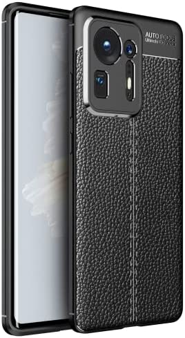 For Xiaomi Mix 4, Original Leather Pattern Back Case Cover Carbon Fiber Litchi Shockproof From CompuMisr - Black