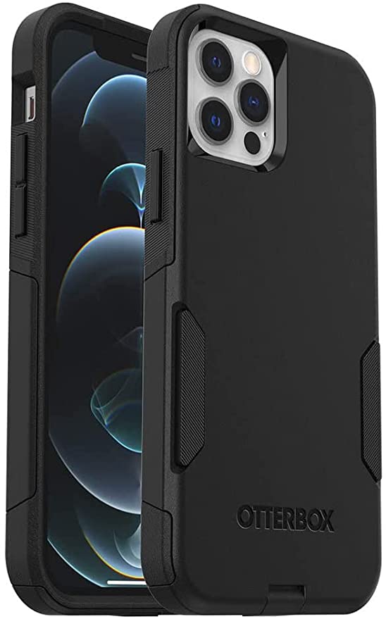 OtterBox Commuter Series Case for iPhone 12 & iPhone 12 PRO (ONLY) Non-Retail Packaging - Black