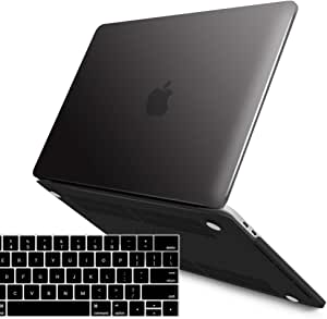 IBENZER Compatible with MacBook Pro 16 Inch Case A2141 Release 2020 2019, Hard Shell Case with Keyboard Cover for Old Version Mac Pro 16’’ , Black, T16-BK+1