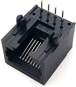 RJ45 - 4pin on PCB Plastic