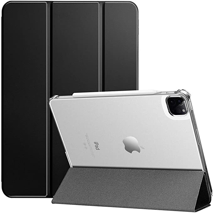 ZtotopCases for iPad Pro 11 Case,Slim Case for iPad Pro 11 3rd Generation (2021),Lightweight Smart Shell Cover,Translucent Frosted Hard Back Cover for iPad Pro 11 inch,Black