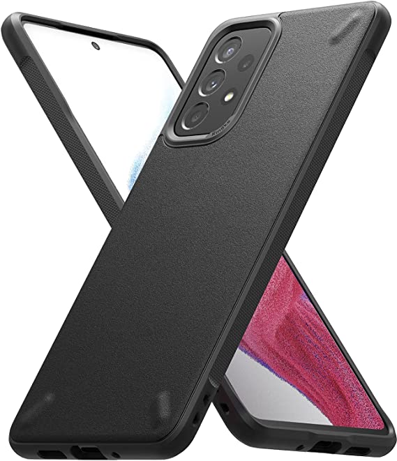 Ringke Onyx Compatible with Samsung Galaxy A53 5G Case, Shockproof Rugged Heavy Duty Non-Slip Flexible TPU Cover - Black