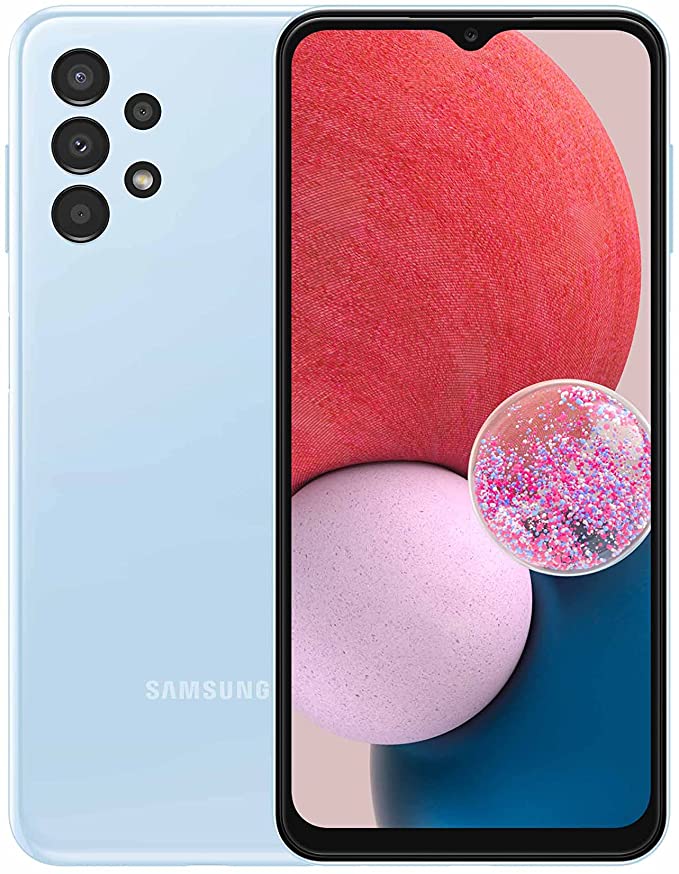 SAMSUNG Galaxy A13 LTE Android Smartphone, 64GB, 4GB RAM, Dual Sim Mobile Phone, Light Blue (KSA Version)