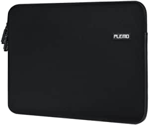 Plemo Water-Resistant 13 Inch Laptop Sleeve Case Bag for MacBook Air, MacBook Pro, Surface Book, Ultrabook with Soft Neoprene, Black