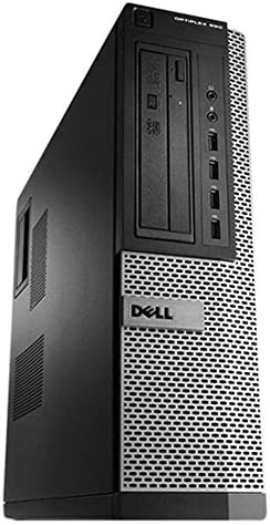 Dell OptiPlex 990 DT Desktop PC (Black/Silver) - (Intel Quad Core i5-2400 3.10 GHz, 8 GB RAM, 1 TB HDD, Windows 10 Pro) (Renewed)