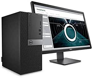 Dell Optiplex 7040 MT Desktop (Core i7-7700,8GB, 1TB, Win 10,18.5in Monitor, Black)