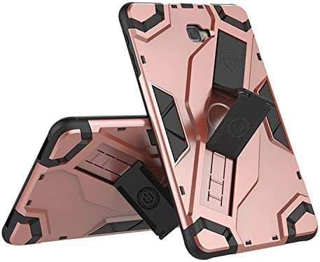 Case Compatible with Samsung Galaxy Tab A 10.1 2016 - T580 - T585 Protective kickstand Case - Kickstand Case Ultra Heavy Duty Rugged Shockproof PC &TPU From GrabMobily - Golden Rose