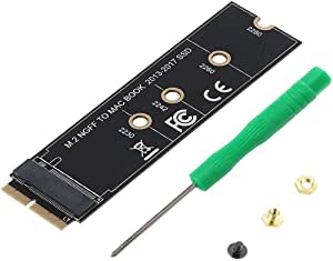 OLVINS M.2 NVME SSD Convert Adapter Card for Upgrade MacBook Air (2013-2017)