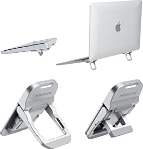 （2 Pack） Nillkin Mini Laptop Stand, Keyboard Stand, Portable Three-Angle Adjustable Fold, Silver