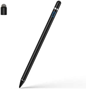 KECOW Active Stylus Compatible for iOS&Android Touch Screen, Digital Pen for iPad,Cellphone&Tablet,Stylus Pen for iPad,MacBook/iPad Pro/Air/Mini,iPhone,Capactive Pencil for Handwriting&Drawing,Black