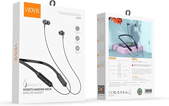 VidVI BT859 Magnetic Wireless Headset Neck