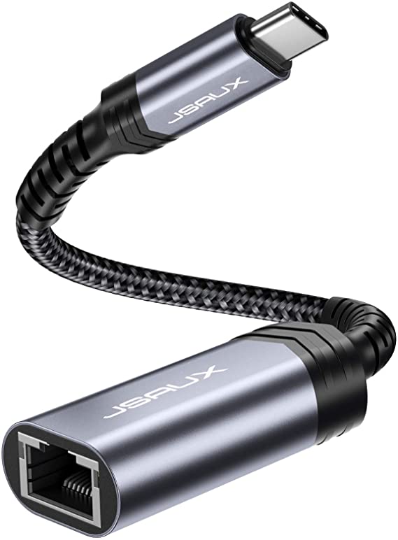 JSAUX USB C to Ethernet Adapter (Grey)