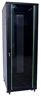 ProRack 42U 800 * 800 Standing Server Rack with Glass Door, 4 fans, 1 shelf, and 1 PDU 8 outlet