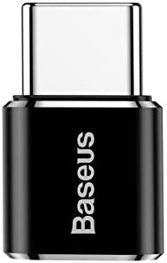 Baseus CAMOTG-01 Micro Female to Type-C Male Adapter Converter (Black)