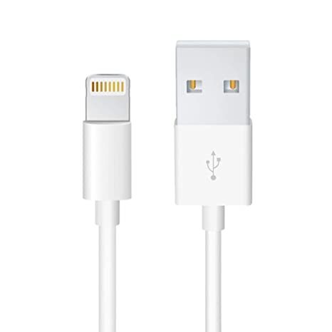 Uelkdef Original Charger [ MFi Certified] Lightning to USB Cable Compatible iPhone Xs Max/Xr/Xs/X/8/7/6s/6plus/5s,iPad Pro/Air/Mini,iPod Touch(White 2M/6.6FT) Original Certified