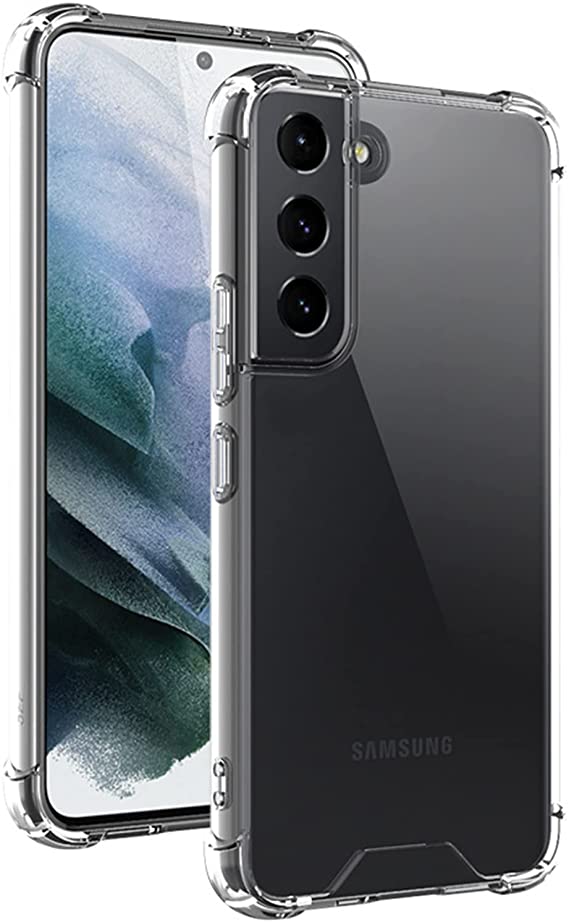 Gufiire for Samsung Galaxy S22 Ultra Case Clear, Slim Thin Crystal Transparent Soft Flexible TPU Gel Silicone Protective Phone Cover 4 Reinforced Corners Shockproof Protection (Galaxy S22 Ultra)