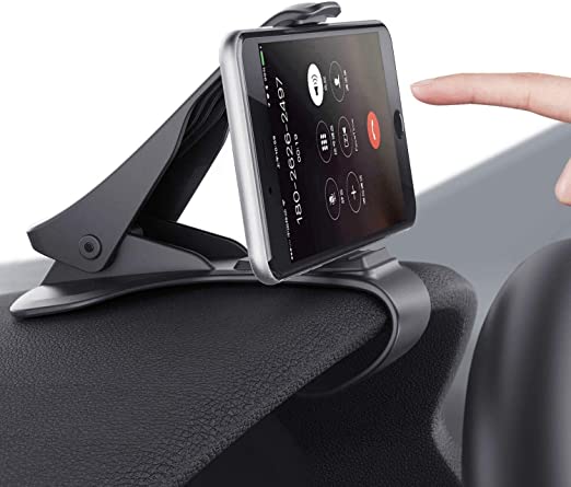 Tsumbay Car Phone Holder CH01 Dashboard Cellphone Mount Mobile Clip Stand HUD Design for GPS and Smart Phone(3.0-6.5inch), Smooth