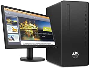 HP Pro 300 G6 Microtower 2T8E0ES Intel Core i5-10500 10th Gen 3.1 GHz 12 MB cache 6 cores with Intel UHD Graphics 630 4 GB DDR4-2666 1TB USB KB + Mouse + HP P22V 21.5" LED Monitor (1 Box)