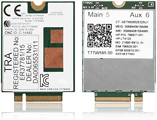 for HP LT4120 for Snapdragon X5 LTE T77W595 796928-001 4G WWAN M.2 Modem Module 150Mbps