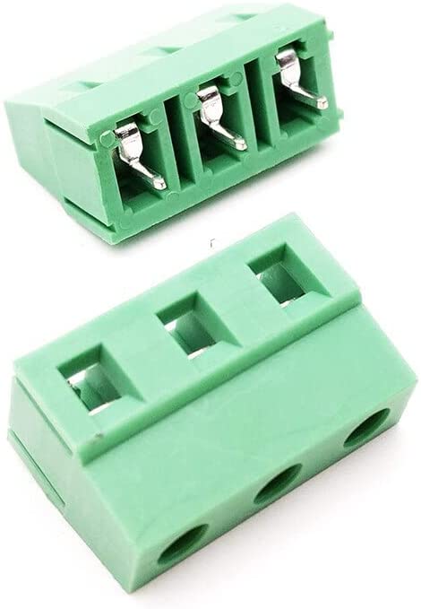 3 Pin PCB Mount Screw Terminals Block Pitch 5mm Long