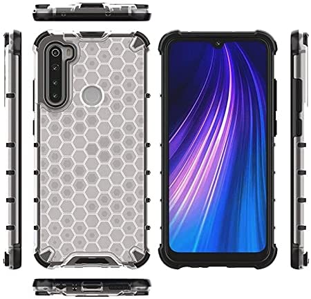 Realme 5 Pro, Honeycomb Pattern Shockproof Original Case from CompuMisr - Transparent