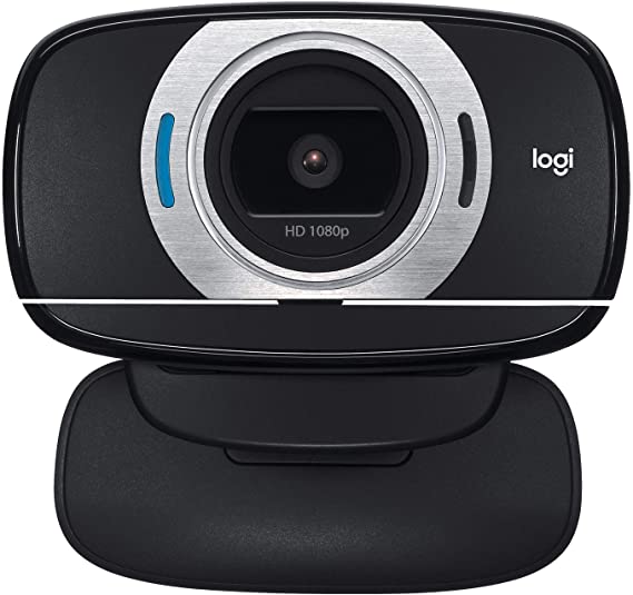Logitech C615 Portable Webcam, Full HD 1080p/30fps, Widescreen HD Video Calling, Foldable, HD Light Correction, Autofocus, Noise Reduction, For Skype, FaceTime, Hangouts, PC/Mac/Laptop/Macbook/Tablet