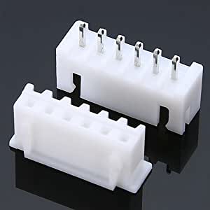 6 Pin 2.54mm Pitch Terminal Housing Header Connector Wire XH - Pack 10