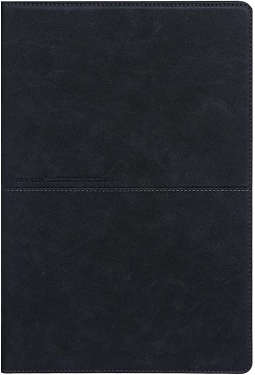 For Lenovo Tab M10 TB-X505X (10.1 inches) Rich Boss Leather Book Cover 360 Degree Protection - Black