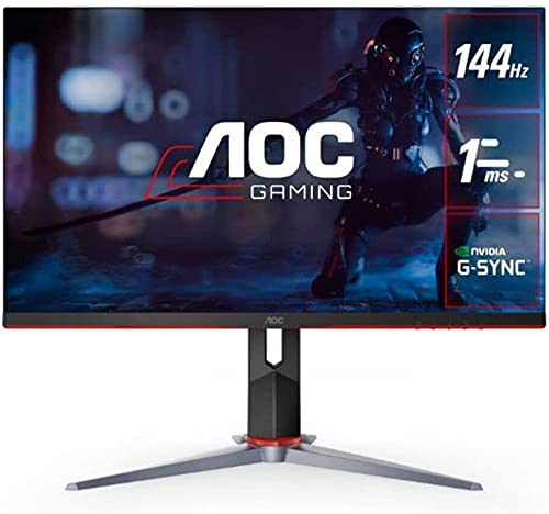 AOC 27G2 27" Frameless Gaming IPS Monitor, FHD 1080P, 1ms 144Hz , 2725619162243