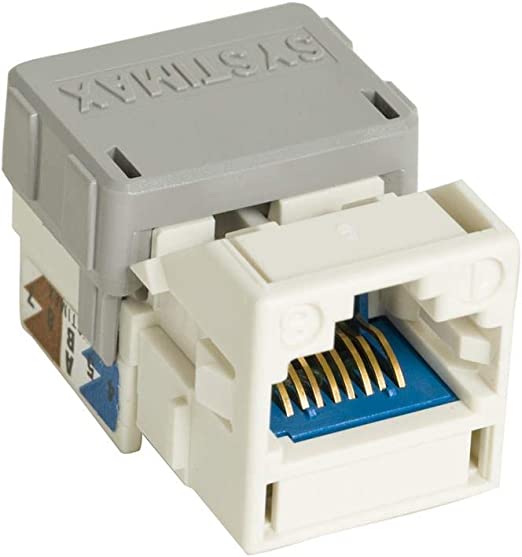 Commscope/Systimax GigaSpeed 10Gig Cat6a Modular Jack, White (Alternate P/N 760092429) MGS600-262