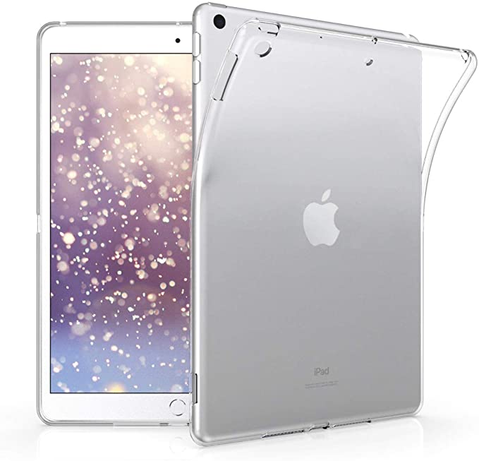 kwmobile Case Compatible with Apple iPad 10.2 (2019) - Case Soft Crystal TPU Tablet Protector Cover - Transparent