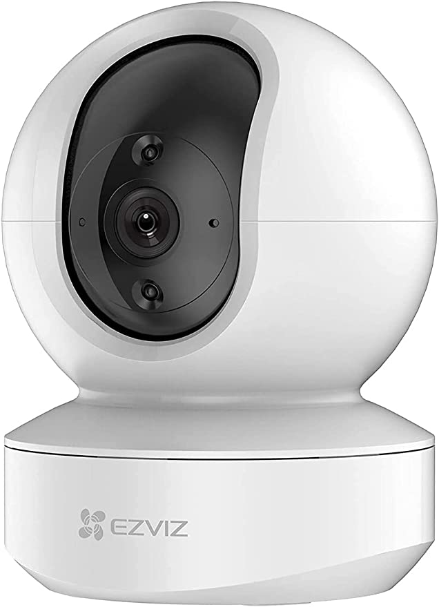 EZVIZ TY1 1080p 360-Degree WiFi Smart Home Security Camera, Intelligent Surveillance Camera with Night Vision, Smart Tracking, Two-way Audio, White