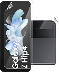 ROSAUI for Samsung Galaxy Z Flip 4 Screen Protector, Main Flex Display Screen Protector Hydrogel Self-Healing Technology Anti-Scratch Flexible HD Protective Film for Galaxy Z Flip4 5G