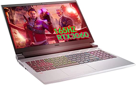 New Dell G15 5515 Gaming Laptop, 15.6 inch FHD (1920 x 1080) 165Hz 300 nitsAMD Rb 16GB RAM 512GB PCIe SSD RTX 3060, Backlit Keyboard, Windows 10 .