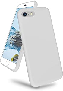 K TOMOTO Compatible with iPhone 6/6s Case 4.7 Inch, Liquid Silicone Gel Rubber Full Body Protection Cover with Microfiber Lining, Ultra Slim Protective Phone Case, Stone