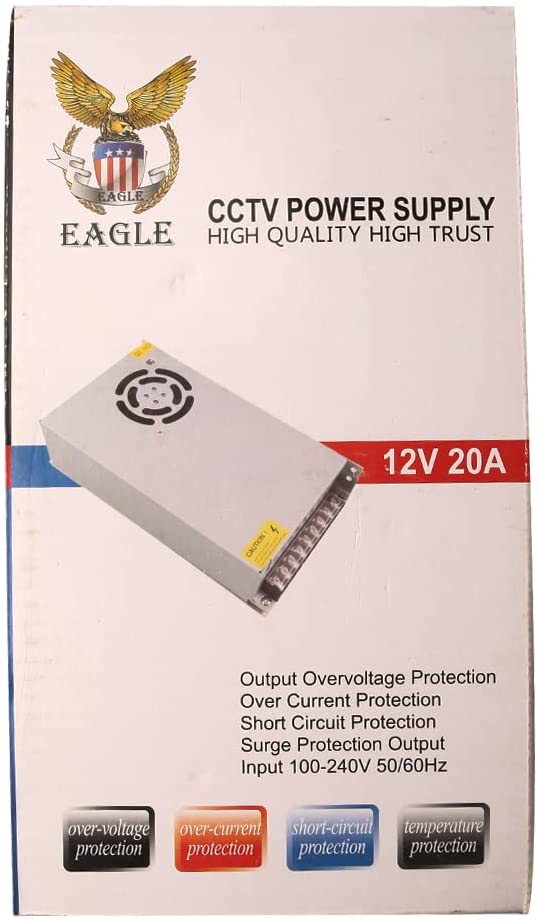 Power supply 12v/20A Eagle 5channel Output