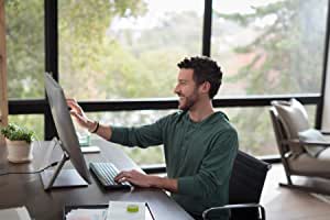 HP Pavilion 24-b223w 23.8" All-in-One PC, Intel Core i3-7100T, 6GB Memory, 1TB Hard Drive, Wireless Keyboard and Mouse, Windows 10