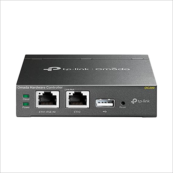 TP-Link OC200 Omada Hardware Controller, SDN Integrated, PoE Powered, Manage Up to 100 Devices, Easy & Intelligent Network Monitor & Maintenance, Cloud Access & Omada App