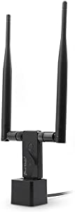 Panda Wireless PAU09 N600 Dual Band (2.4GHz and 5GHz) Wireless N USB Adapter W/Dual 5dBi Antennas - Windows XP/Vista/7/8/8.1/10, Mint, Ubuntu, openSUSE, Fedora, Centos, Kali Linux and Raspbian