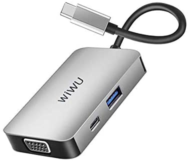 WIWU Alpha 5 In 1 USB-C Hub A513hHVP, Gray