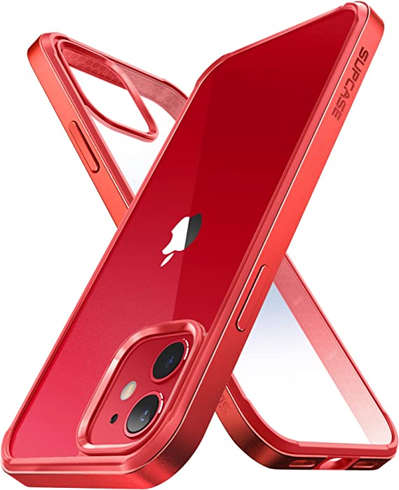 SUPCASE Unicorn Beetle Edge Series Case Designed for iPhone 11 (2019 Release) 6.1 Inch, Slim Metal Frame Case with TPU Inner Bumper & Transparen (Ruddy)
