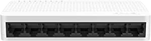Tenda 8 Port Fast Ethernet Switch（S108）| Desktop Ethernet Splitter | Ethernet Hub | Plug and Play | Fanless & Quiet | Unmanaged
