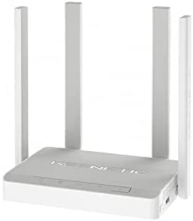KEENETIC Carrier-DSL(KN-2111) AC1200 2.4/5.0GHz Mesh Wi-Fi VDSL/ADSL2+ Modem Router with 4-Port Smart Switch, USB Port, Whole House and SMB/Multilingual Instructions & Interface