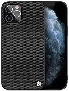 Nillkin Case for Apple iPhone 12 Pro Max (6.7" Inch) Textured Series Nylon Fiber Tough & Durable PC + TPU Material Luxury Protect Black